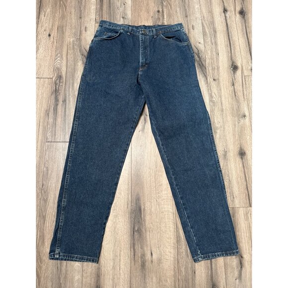 Vintage Wrangler Mens Relaxed Fit Jeans 36x34 Blue USA Denim 97601 ND - Picture 2 of 12